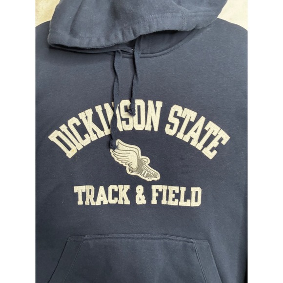 Gear For Sports Dickinson State Track & Field Hoodie Mens XL Navy Blue - Picture 4 of 12